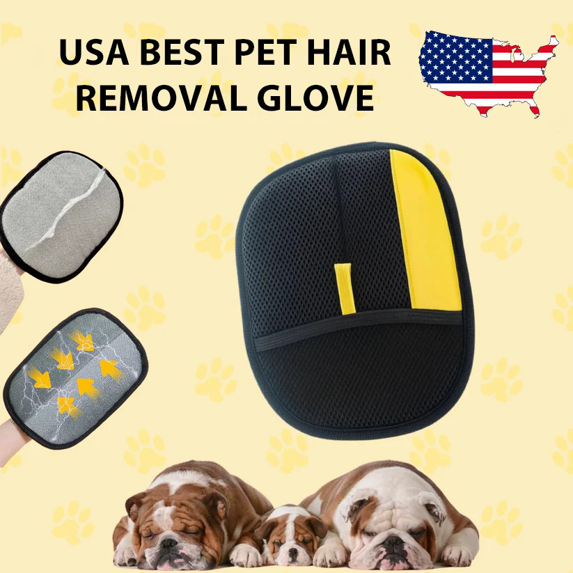 2-in-1 Pet Massage & Grooming Glove-Effortlessly trap loose fur, dust, and dander—while giving your furry friend a relaxing massage they’ll actually love.