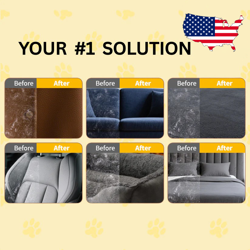 2-in-1 Pet Massage & Grooming Glove-Effortlessly trap loose fur, dust, and dander—while giving your furry friend a relaxing massage they’ll actually love.