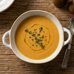 Coastal Swirl Artisanal Ceramic Serving Bowl