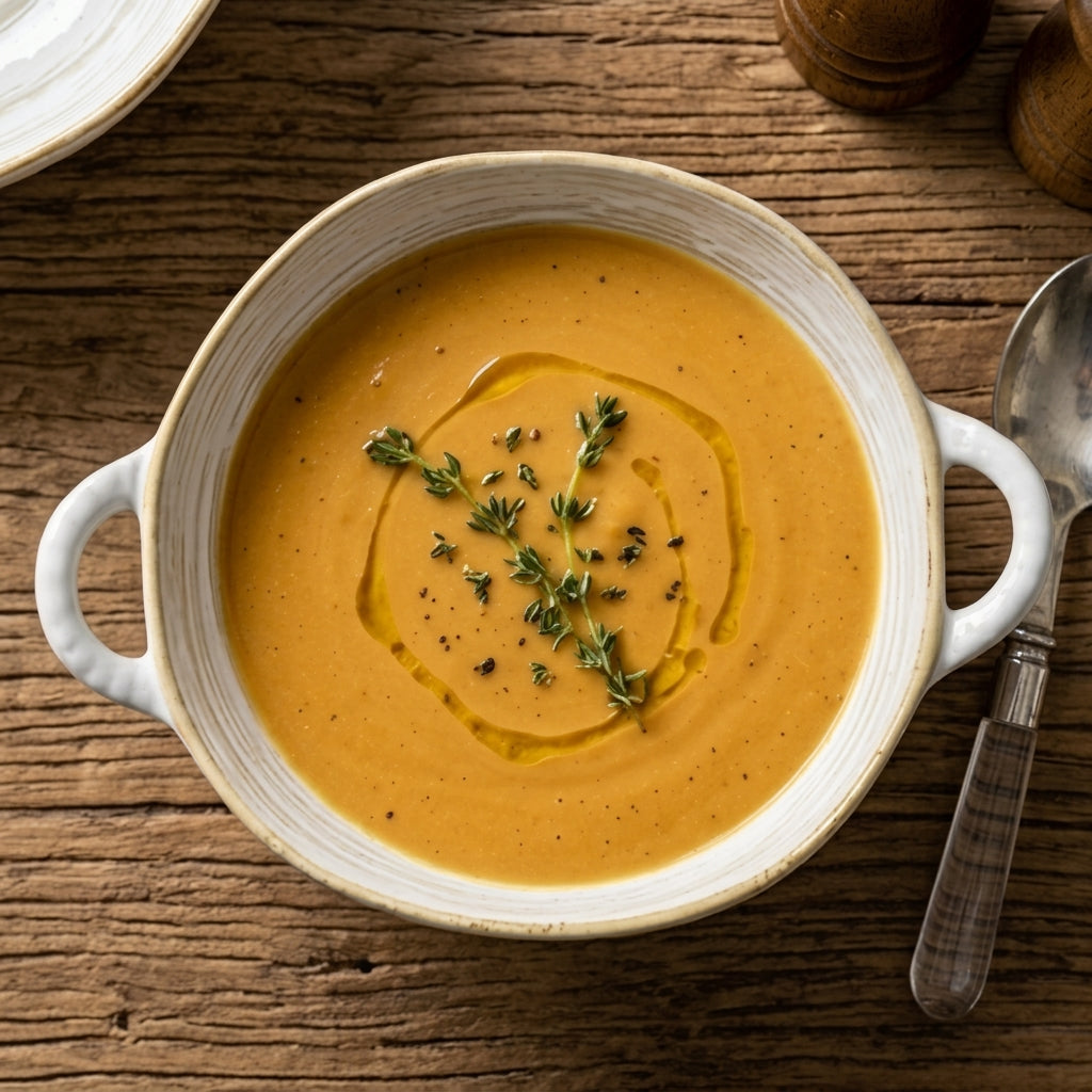 Coastal Swirl Artisanal Ceramic Serving Bowl