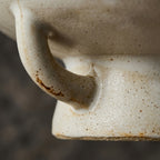 Rustic Speckled Ceramic Footed Chalice Serving Bowl