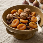 Artisanal Earthy Brown Speckled Pedestal Bowl