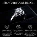 Handcrafted 2-Carat Moissanite Ring — Brilliant Diamond Alternative for Everyday Elegance🔥Today Only: 90% OFF