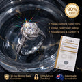 Vintage Twist Moissanite Ring — Passes Diamond Test 🔥 90% OFF
