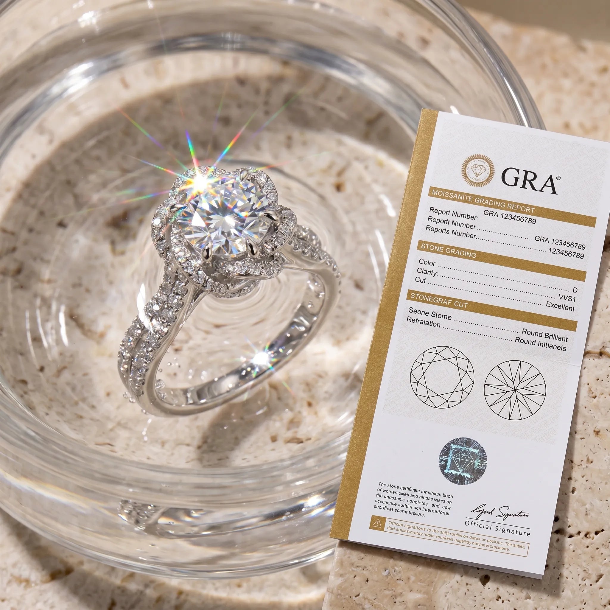 Vintage Twist Moissanite Ring — Passes Diamond Test 🔥 90% OFF