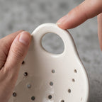 Minimalist White Ceramic Berry Bowl