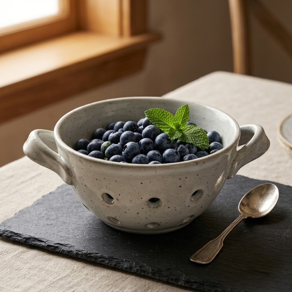Speckled Ceramic Berry Bowl