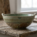 Rustic Sage Speckled Ceramic Berry Bowl
